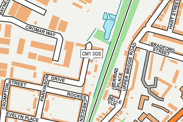 CM1 3GS map - OS OpenMap – Local (Ordnance Survey) CM1 3GS map - OS OpenMap – Local (Ordnance Survey)