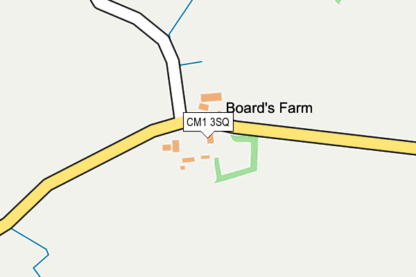 CM1 3SQ map - OS OpenMap – Local (Ordnance Survey) CM1 3SQ map - OS OpenMap – Local (Ordnance Survey)