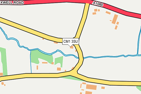 CM1 3SU map - OS OpenMap – Local (Ordnance Survey) CM1 3SU map - OS OpenMap – Local (Ordnance Survey)
