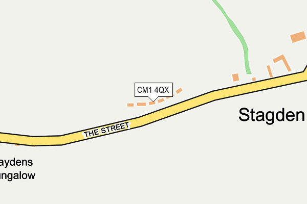 CM1 4QX map - OS OpenMap – Local (Ordnance Survey) CM1 4QX map - OS OpenMap – Local (Ordnance Survey)