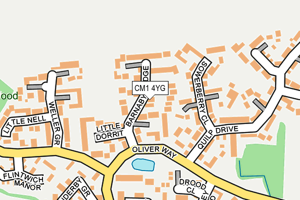 CM1 4YG map - OS OpenMap – Local (Ordnance Survey) CM1 4YG map - OS OpenMap – Local (Ordnance Survey)