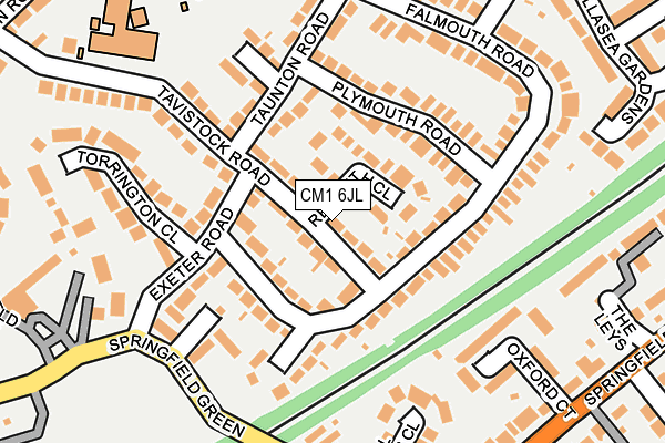 CM1 6JL map - OS OpenMap – Local (Ordnance Survey) CM1 6JL map - OS OpenMap – Local (Ordnance Survey)