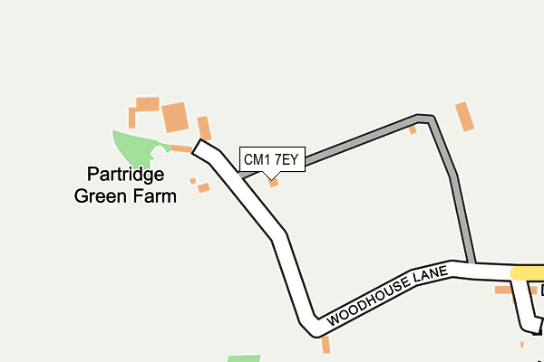 CM1 7EY map - OS OpenMap – Local (Ordnance Survey) CM1 7EY map - OS OpenMap – Local (Ordnance Survey)