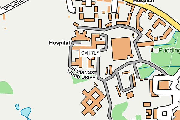 CM1 7LF map - OS OpenMap – Local (Ordnance Survey) CM1 7LF map - OS OpenMap – Local (Ordnance Survey)