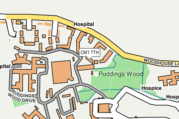 CM1 7TH map - OS OpenMap – Local (Ordnance Survey) CM1 7TH map - OS OpenMap – Local (Ordnance Survey)