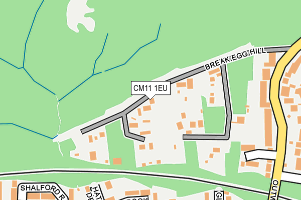 CM11 1EU map - OS OpenMap – Local (Ordnance Survey) CM11 1EU map - OS OpenMap – Local (Ordnance Survey)