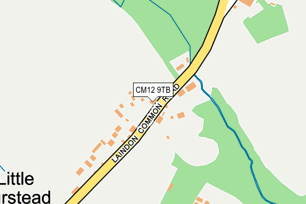 CM12 9TB map - OS OpenMap – Local (Ordnance Survey) CM12 9TB map - OS OpenMap – Local (Ordnance Survey)