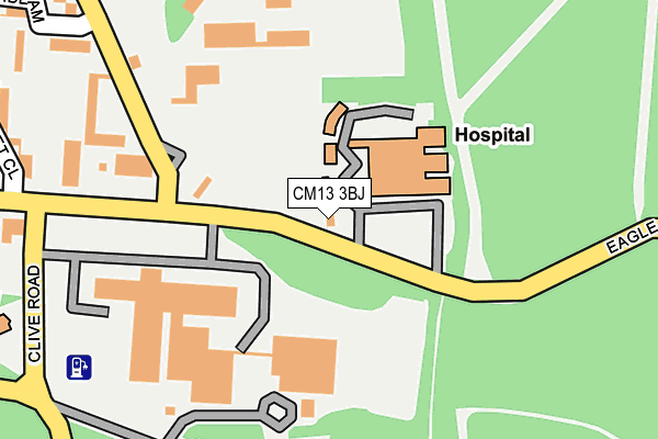 CM13 3BJ map - OS OpenMap – Local (Ordnance Survey) CM13 3BJ map - OS OpenMap – Local (Ordnance Survey)
