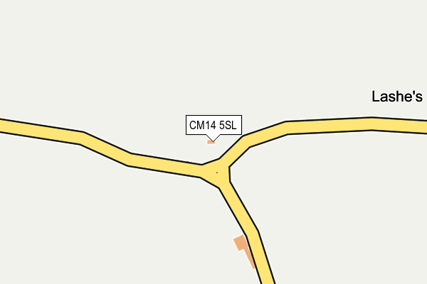 CM14 5SL map - OS OpenMap – Local (Ordnance Survey) CM14 5SL map - OS OpenMap – Local (Ordnance Survey)