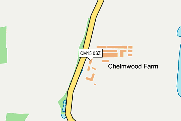 CM15 0SZ map - OS OpenMap – Local (Ordnance Survey) CM15 0SZ map - OS OpenMap – Local (Ordnance Survey)