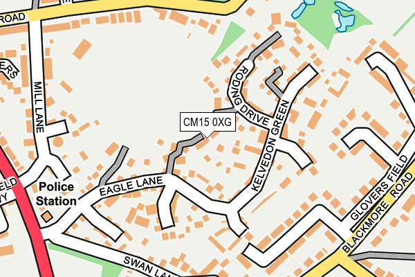 CM15 0XG map - OS OpenMap – Local (Ordnance Survey) CM15 0XG map - OS OpenMap – Local (Ordnance Survey)