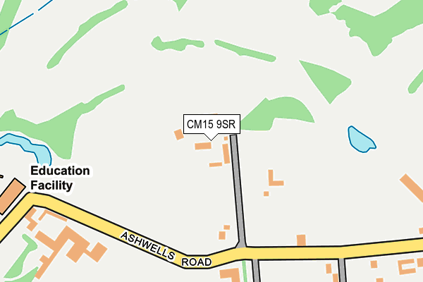 CM15 9SR map - OS OpenMap – Local (Ordnance Survey) CM15 9SR map - OS OpenMap – Local (Ordnance Survey)