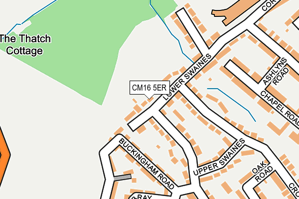 CM16 5ER map - OS OpenMap – Local (Ordnance Survey) CM16 5ER map - OS OpenMap – Local (Ordnance Survey)
