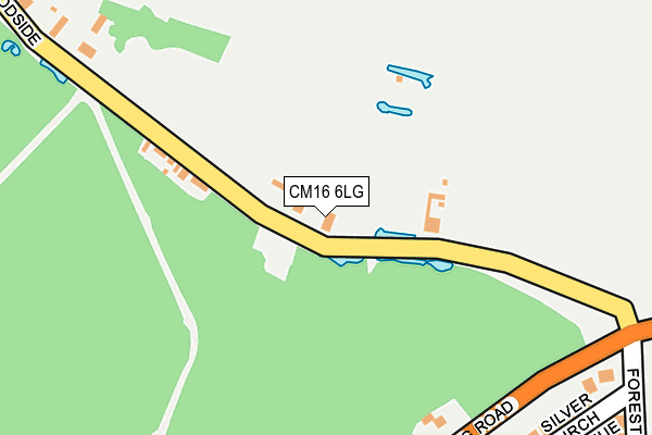 CM16 6LG map - OS OpenMap – Local (Ordnance Survey) CM16 6LG map - OS OpenMap – Local (Ordnance Survey)