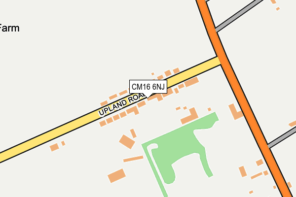 CM16 6NJ map - OS OpenMap – Local (Ordnance Survey) CM16 6NJ map - OS OpenMap – Local (Ordnance Survey)