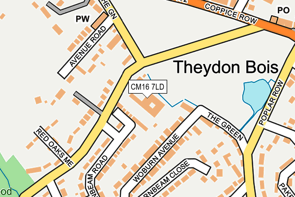 CM16 7LD map - OS OpenMap – Local (Ordnance Survey) CM16 7LD map - OS OpenMap – Local (Ordnance Survey)