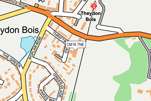 CM16 7NE map - OS OpenMap – Local (Ordnance Survey) CM16 7NE map - OS OpenMap – Local (Ordnance Survey)