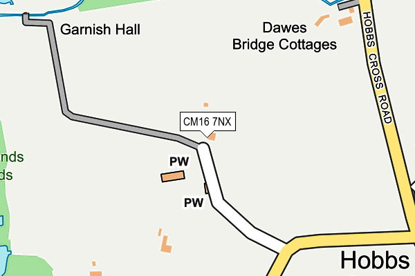 CM16 7NX map - OS OpenMap – Local (Ordnance Survey) CM16 7NX map - OS OpenMap – Local (Ordnance Survey)