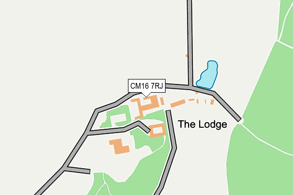 CM16 7RJ map - OS OpenMap – Local (Ordnance Survey) CM16 7RJ map - OS OpenMap – Local (Ordnance Survey)