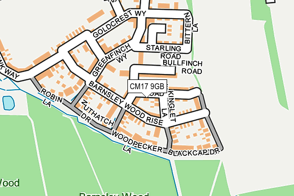 CM17 9GB map - OS OpenMap – Local (Ordnance Survey) CM17 9GB map - OS OpenMap – Local (Ordnance Survey)