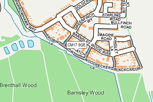CM17 9GE map - OS OpenMap – Local (Ordnance Survey) CM17 9GE map - OS OpenMap – Local (Ordnance Survey)