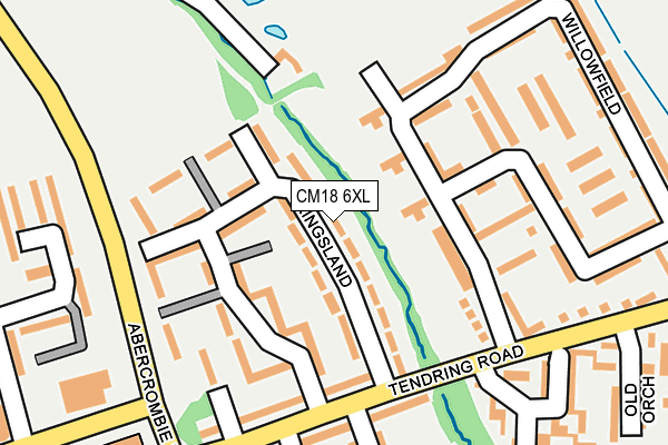 CM18 6XL map - OS OpenMap – Local (Ordnance Survey) CM18 6XL map - OS OpenMap – Local (Ordnance Survey)