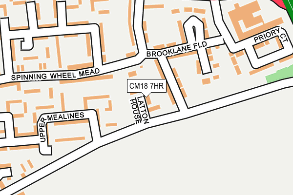 CM18 7HR map - OS OpenMap – Local (Ordnance Survey) CM18 7HR map - OS OpenMap – Local (Ordnance Survey)