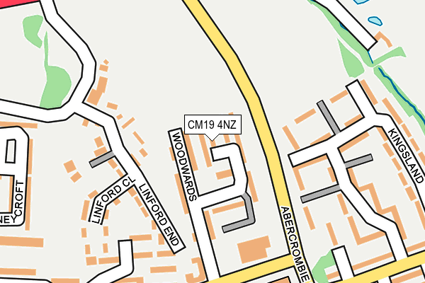 CM19 4NZ map - OS OpenMap – Local (Ordnance Survey) CM19 4NZ map - OS OpenMap – Local (Ordnance Survey)