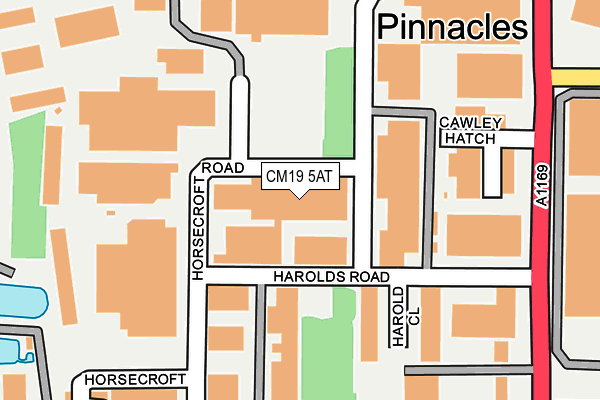 CM19 5AT map - OS OpenMap – Local (Ordnance Survey) CM19 5AT map - OS OpenMap – Local (Ordnance Survey)
