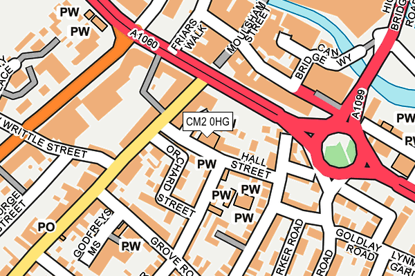 CM2 0HG map - OS OpenMap – Local (Ordnance Survey) CM2 0HG map - OS OpenMap – Local (Ordnance Survey)