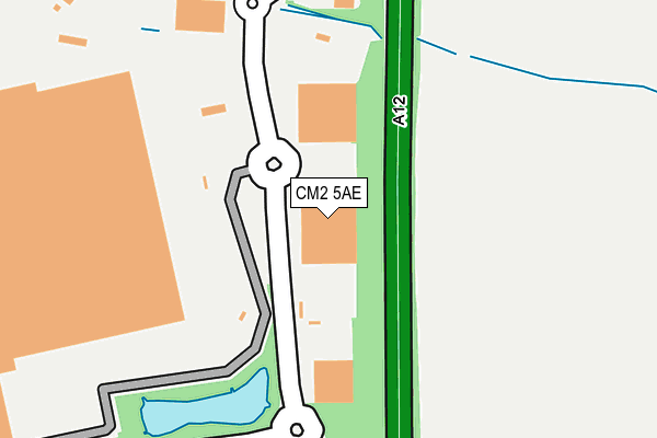CM2 5AE map - OS OpenMap – Local (Ordnance Survey) CM2 5AE map - OS OpenMap – Local (Ordnance Survey)