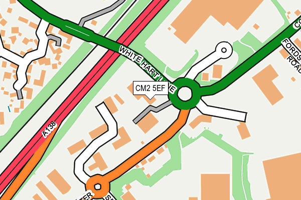 CM2 5EF map - OS OpenMap – Local (Ordnance Survey) CM2 5EF map - OS OpenMap – Local (Ordnance Survey)
