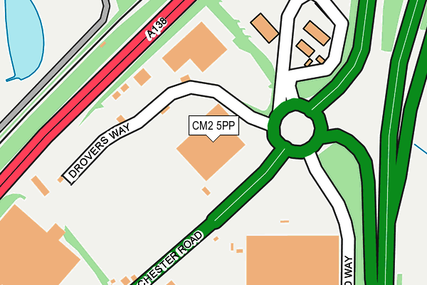 CM2 5PP map - OS OpenMap – Local (Ordnance Survey) CM2 5PP map - OS OpenMap – Local (Ordnance Survey)