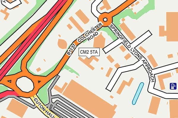 CM2 5TA map - OS OpenMap – Local (Ordnance Survey) CM2 5TA map - OS OpenMap – Local (Ordnance Survey)
