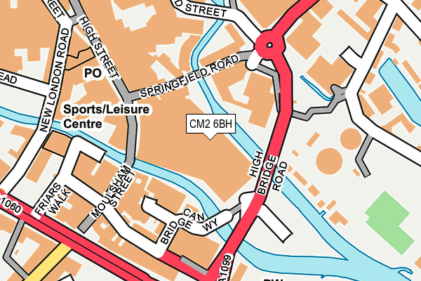 CM2 6BH map - OS OpenMap – Local (Ordnance Survey) CM2 6BH map - OS OpenMap – Local (Ordnance Survey)