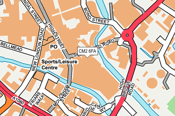 CM2 6FA map - OS OpenMap – Local (Ordnance Survey) CM2 6FA map - OS OpenMap – Local (Ordnance Survey)