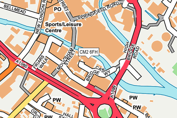 CM2 6FH map - OS OpenMap – Local (Ordnance Survey) CM2 6FH map - OS OpenMap – Local (Ordnance Survey)