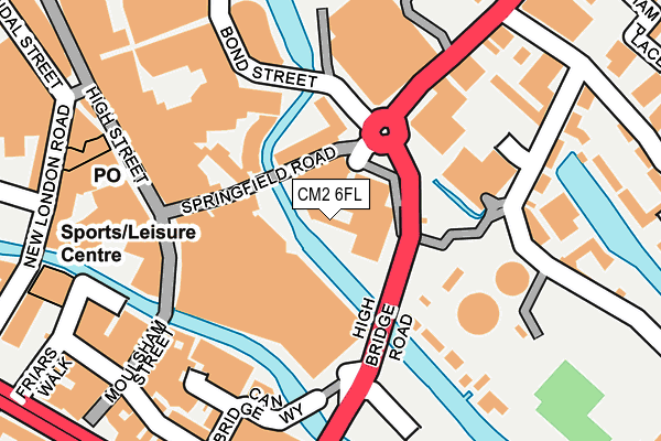 CM2 6FL map - OS OpenMap – Local (Ordnance Survey) CM2 6FL map - OS OpenMap – Local (Ordnance Survey)