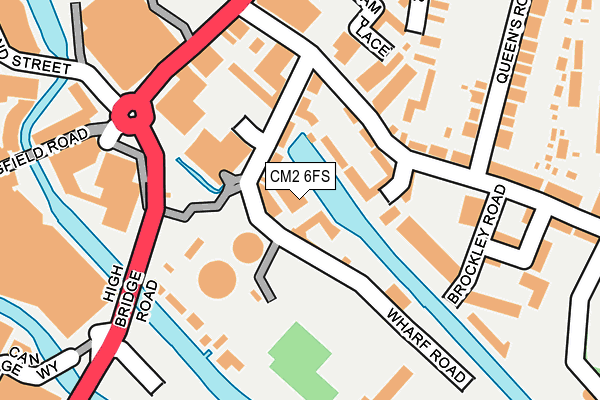 CM2 6FS map - OS OpenMap – Local (Ordnance Survey) CM2 6FS map - OS OpenMap – Local (Ordnance Survey)