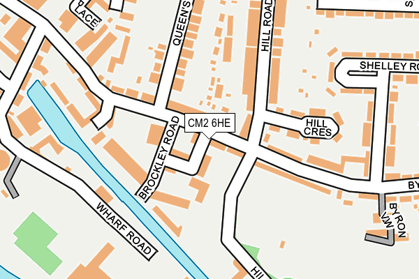 CM2 6HE map - OS OpenMap – Local (Ordnance Survey) CM2 6HE map - OS OpenMap – Local (Ordnance Survey)