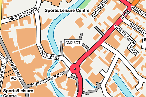 CM2 6QT map - OS OpenMap – Local (Ordnance Survey) CM2 6QT map - OS OpenMap – Local (Ordnance Survey)