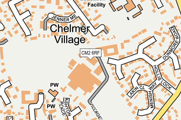 CM2 6RF map - OS OpenMap – Local (Ordnance Survey) CM2 6RF map - OS OpenMap – Local (Ordnance Survey)