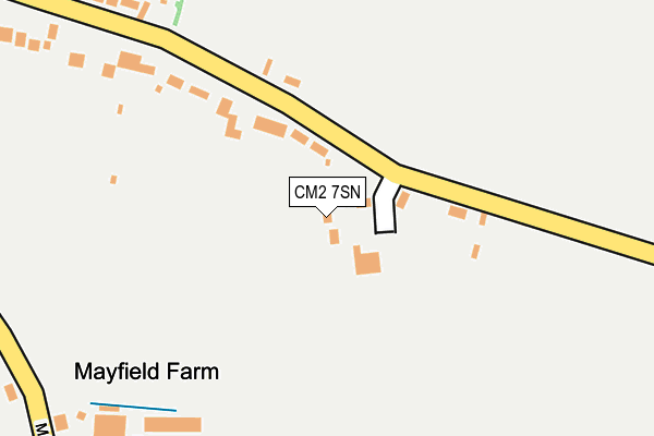 CM2 7SN map - OS OpenMap – Local (Ordnance Survey) CM2 7SN map - OS OpenMap – Local (Ordnance Survey)