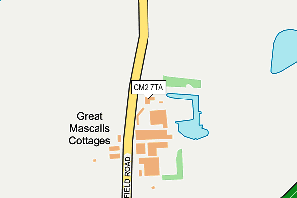 CM2 7TA map - OS OpenMap – Local (Ordnance Survey) CM2 7TA map - OS OpenMap – Local (Ordnance Survey)