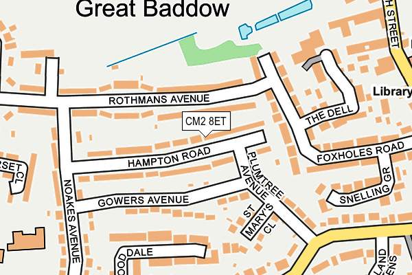 CM2 8ET map - OS OpenMap – Local (Ordnance Survey) CM2 8ET map - OS OpenMap – Local (Ordnance Survey)