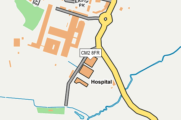 CM2 8FR map - OS OpenMap – Local (Ordnance Survey) CM2 8FR map - OS OpenMap – Local (Ordnance Survey)