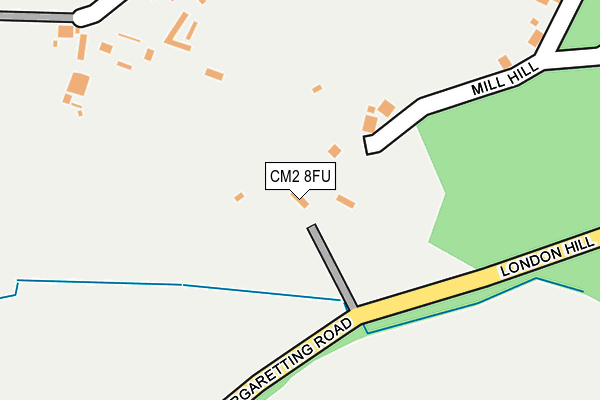 CM2 8FU map - OS OpenMap – Local (Ordnance Survey) CM2 8FU map - OS OpenMap – Local (Ordnance Survey)