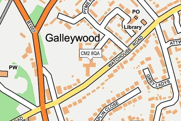 CM2 8QA map - OS OpenMap – Local (Ordnance Survey) CM2 8QA map - OS OpenMap – Local (Ordnance Survey)