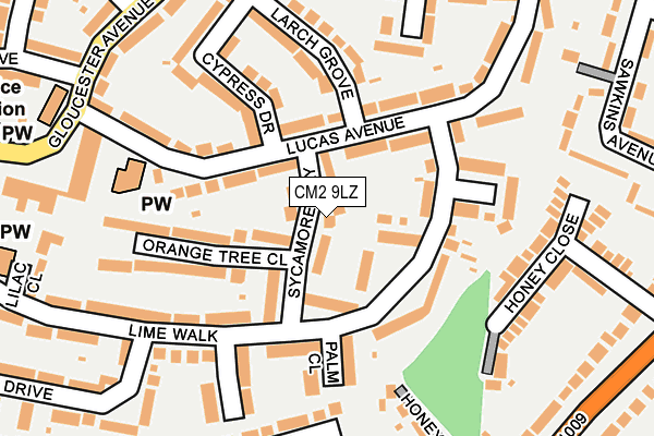 CM2 9LZ map - OS OpenMap – Local (Ordnance Survey) CM2 9LZ map - OS OpenMap – Local (Ordnance Survey)