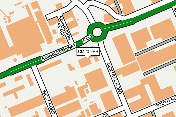 CM20 2BH map - OS OpenMap – Local (Ordnance Survey) CM20 2BH map - OS OpenMap – Local (Ordnance Survey)
